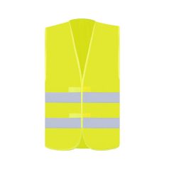   Korntex KXX217 BASIC SAFETY VEST FOR PRINT "KARLSRUHE" - 2 VELCRO 2XL