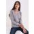 LWL9133 LADIES’ V-NECK FINE GAUGE COTTON PULLOVER