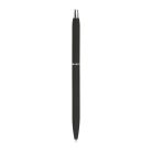 Gumírozott fém golyóstoll fekete betéttel