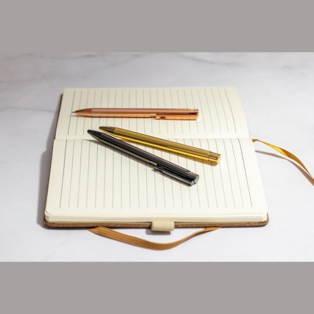 Nyomógombos alumínium golyóstoll csillogó metál sz