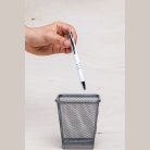 Fém golyóstoll 3 díszítő gyűrűvel