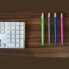 Újrahasznosított alumínium golyóstoll Semi-Gel bet