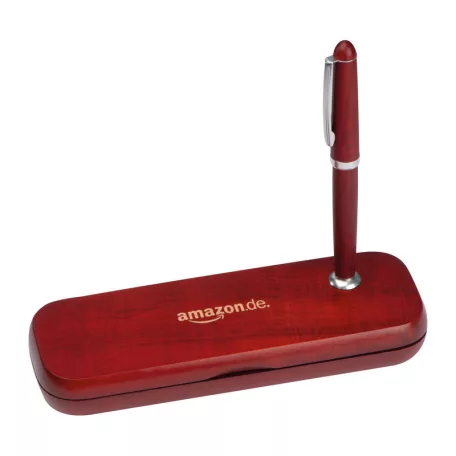 ELITE SILVER rózsafa írószer készlet