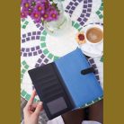 A5 jegyzetfüzet kártyatartóval