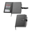 A5 jegyzetfüzet kártyatartóval