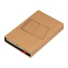 Divatos műbőr jegyzetfüzet, A6