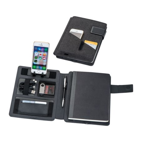 4000 mAh powerbank és A5 jegyzetfüzet mappa