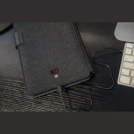 4000 mAh powerbank és A5 jegyzetfüzet mappa