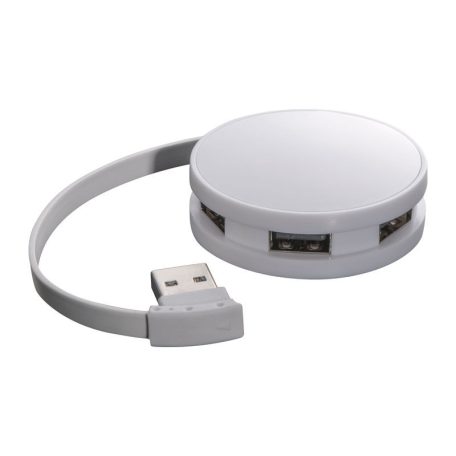 Négy  bemenetes műanyag USB elosztó