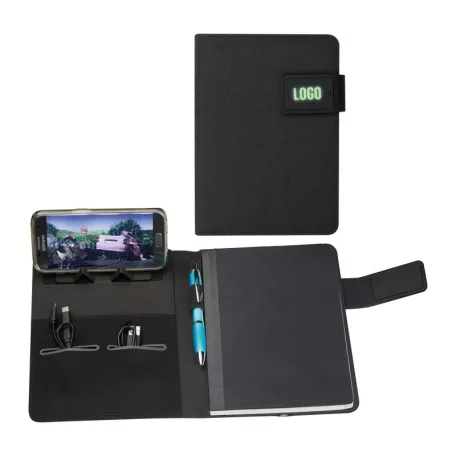 A5 Light up jegyzetfüzet és powerbank mappa