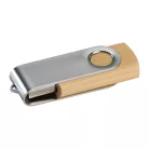 Bambusz pendrive 4 GB, készletről