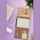 Környezetbarát írószerkészlet mappával