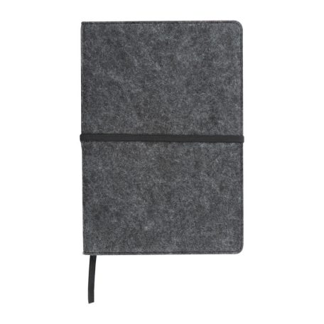A5 méretű filc borítós jegyzetfüzet