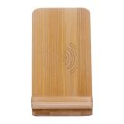 Bambusz vezeték nélküli töltő, írószertartó