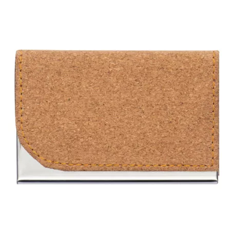 Fém névjegykártyatartó parafa felülettel