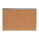 Fém névjegykártyatartó parafa felülettel