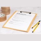 Karton felírótábla, A4