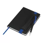 A5 jegyzetfüzet színes kiegészítőkkel és golyóstol