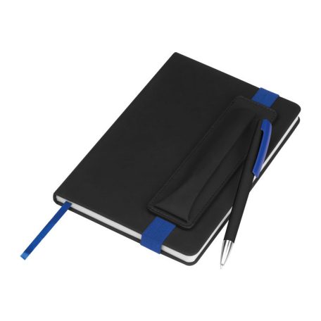 A5 jegyzetfüzet színes kiegészítőkkel és golyóstol