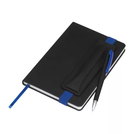 A5 jegyzetfüzet színes kiegészítőkkel és golyóstol