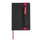 A5 jegyzetfüzet színes kiegészítőkkel és golyóstol