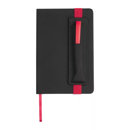 A5 jegyzetfüzet színes kiegészítőkkel és golyóstol