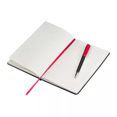 A5 jegyzetfüzet színes kiegészítőkkel és golyóstol