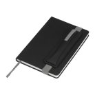 A5 jegyzetfüzet színes kiegészítőkkel és golyóstol