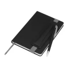 A5 jegyzetfüzet színes kiegészítőkkel és golyóstol