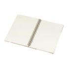 A5 jegyzetfüzet vonalzóval és jelölő csíkkal