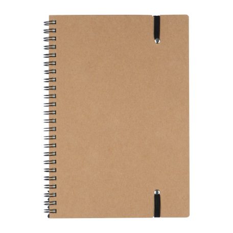 A5 jegyzetfüzet vonalzóval és jelölő csíkkal