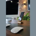 Bambusz mobiltelefon tartó