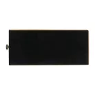 Bambusz asztali írószertartó analóg órával