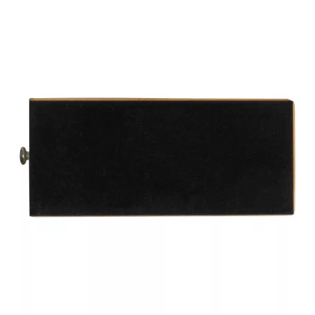 Bambusz asztali írószertartó analóg órával