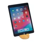 Bambusz tablet és mobiltelefon tartó