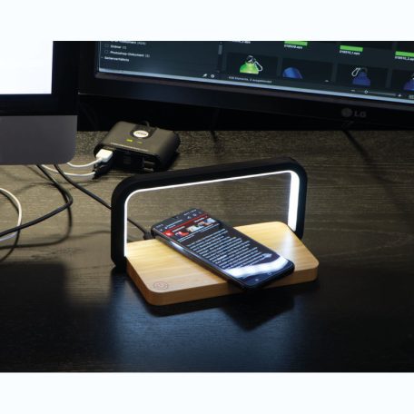 Bambusz vezeték nélküli töltő