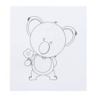 Öko kifestőkönyv 12 színes ceruzakészlet