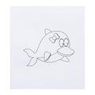 Öko kifestőkönyv 12 színes ceruzakészlet