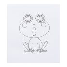 Öko kifestőkönyv 12 színes ceruzakészlet