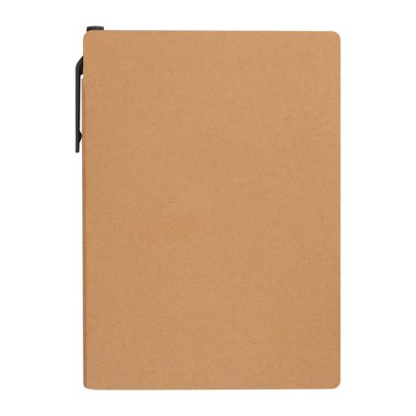 Jegyzettömb tollal és öntapadós jelölőcímkékkel 