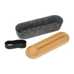 RPET tolltartó bambusz fedéllel