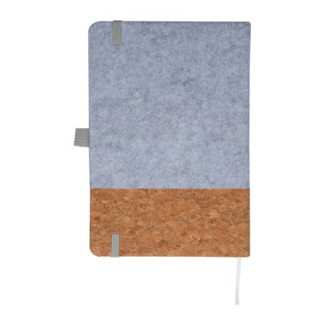 A5 jegyzetfüzet parafa és filc borítóva