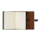 CrisMa A5 bőr jegyzetfüzet vonalas lapokkal