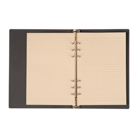 A5 gyűrűs jegyzetfüzet PU borítóval