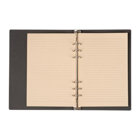 A5 gyűrűs jegyzetfüzet PU borítóval