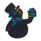 Karcolható papír dísz szett akasztóval