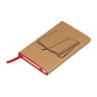 A6 jegyzetfüzet könyvjelzővel