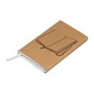 A6 jegyzetfüzet könyvjelzővel