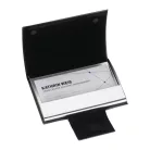 Műbőr borítású névjegykártyatartó