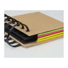 Kis gyűrűs jelölő- és jegyzettömb